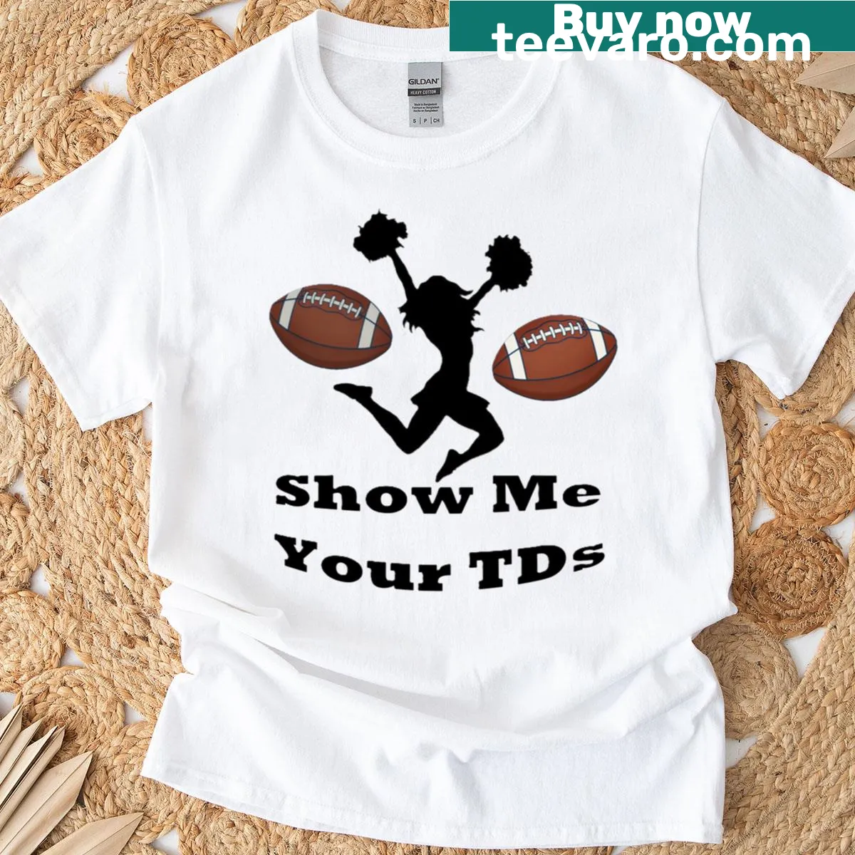 Humorous t-shirt with a playful graphic and text — on a men's t-shirt
