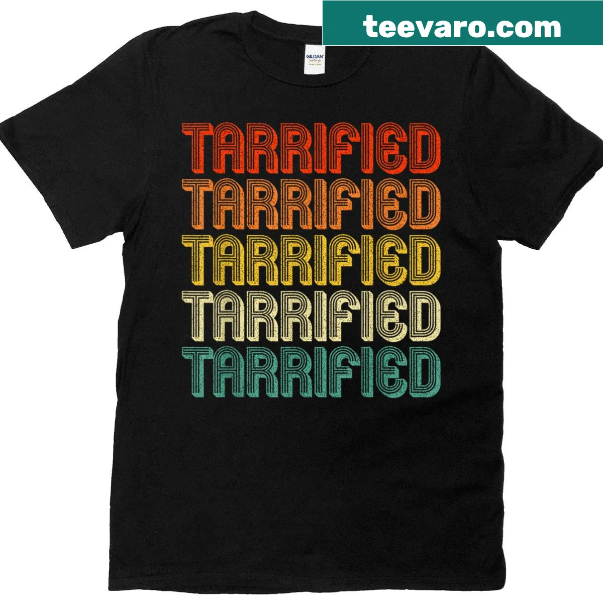 Retro-style T-shirt featuring vintage typography design — on a men's t-shirt