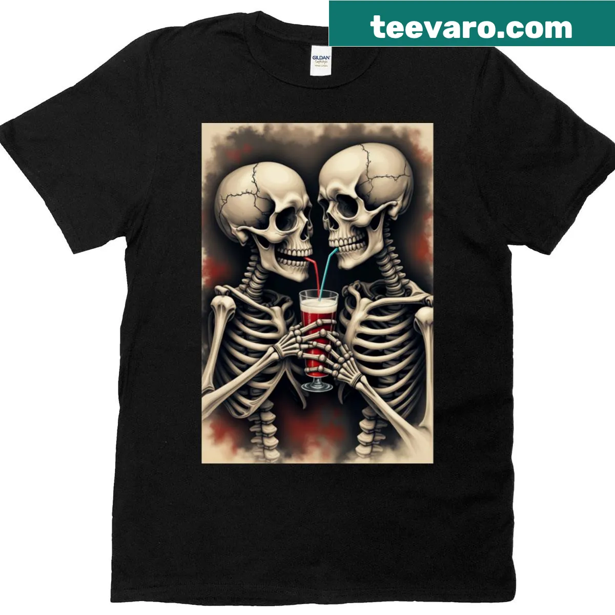 Oversized T-shirt with a heartwarming design about togetherness — on a men's t-shirt