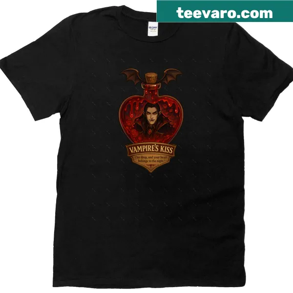 Oversized t-shirt featuring a vampire potion design