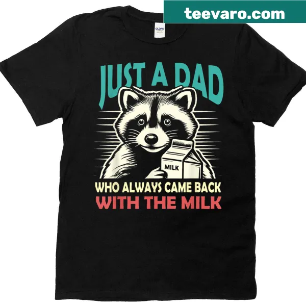 T-shirt with the phrase 'With The Milk' in a heartfelt design