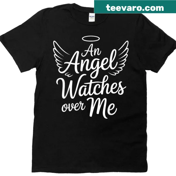 Angel Wings design on memorial T-shirt honoring loved ones