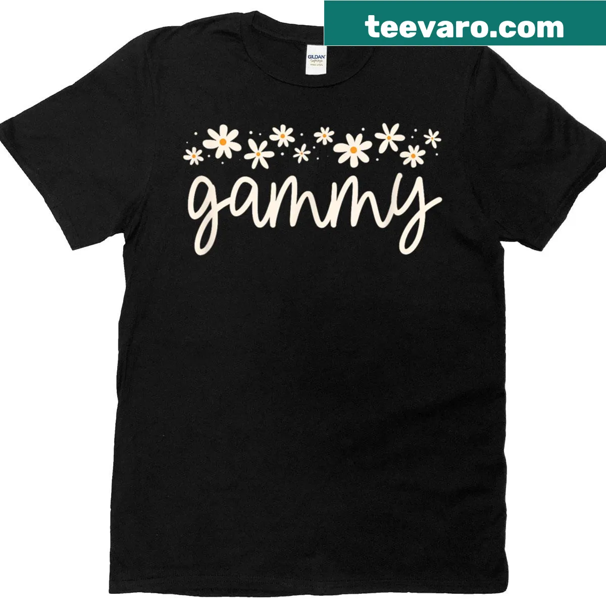 Floral design with 'Gammy' text for Mother's Day celebration. — on a men's t-shirt
