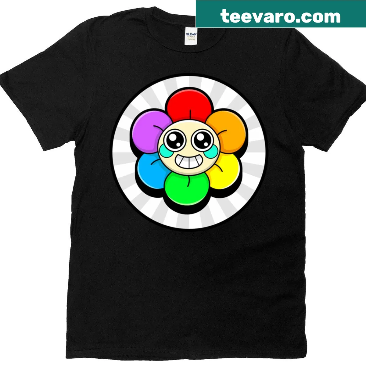 Oversized T-shirt featuring Dandy's world design — on a men's t-shirt