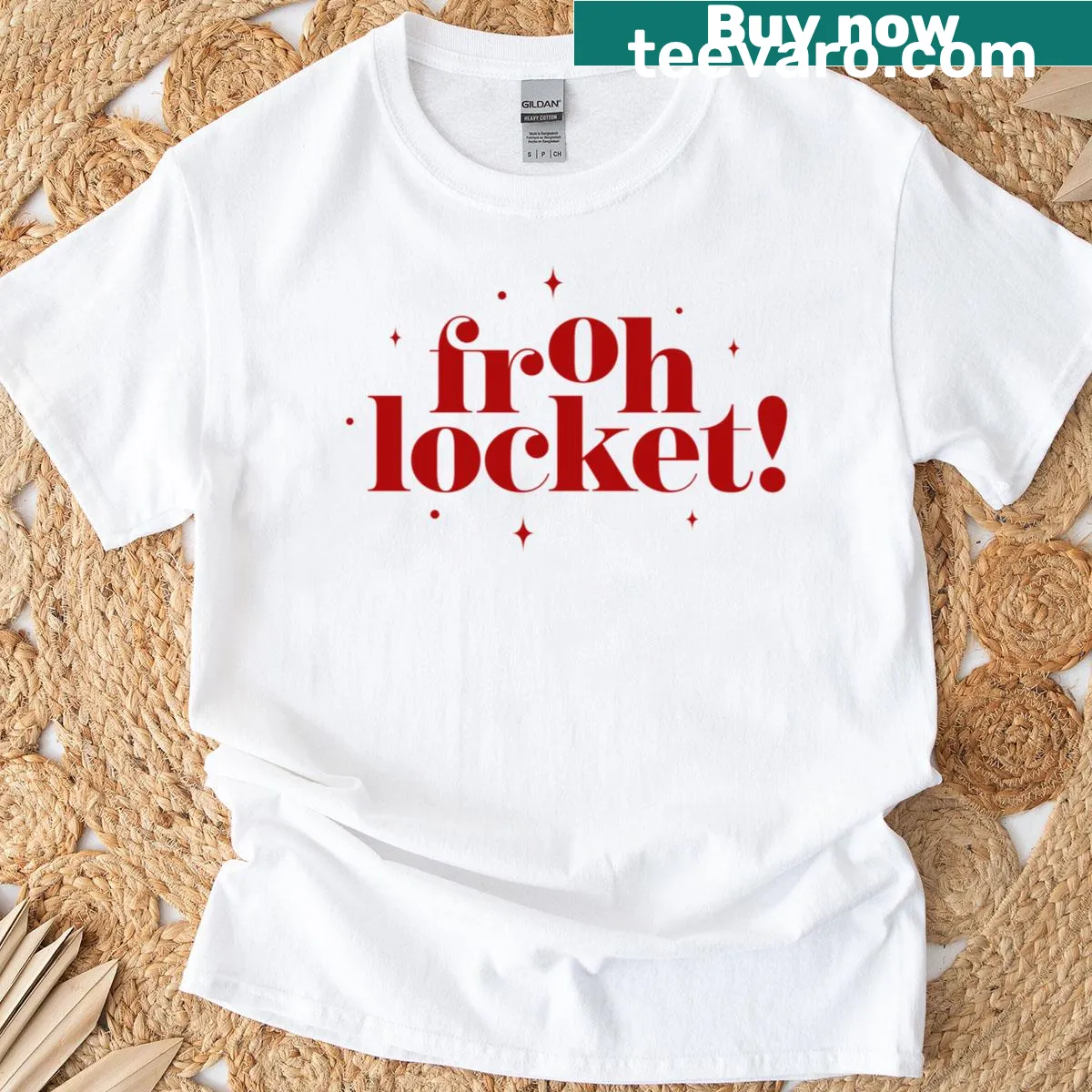 Christmas carol themed typographic t-shirt — on a men's t-shirt