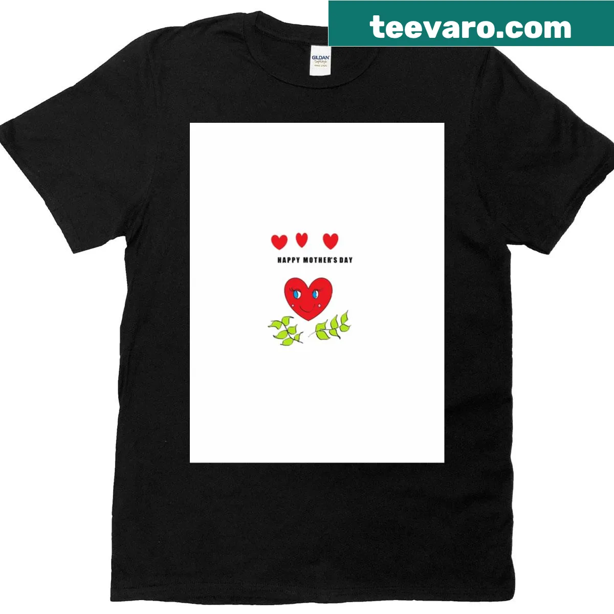 Graphic T-shirt featuring 'Happy Mother’s Day' for women — on a men's t-shirt