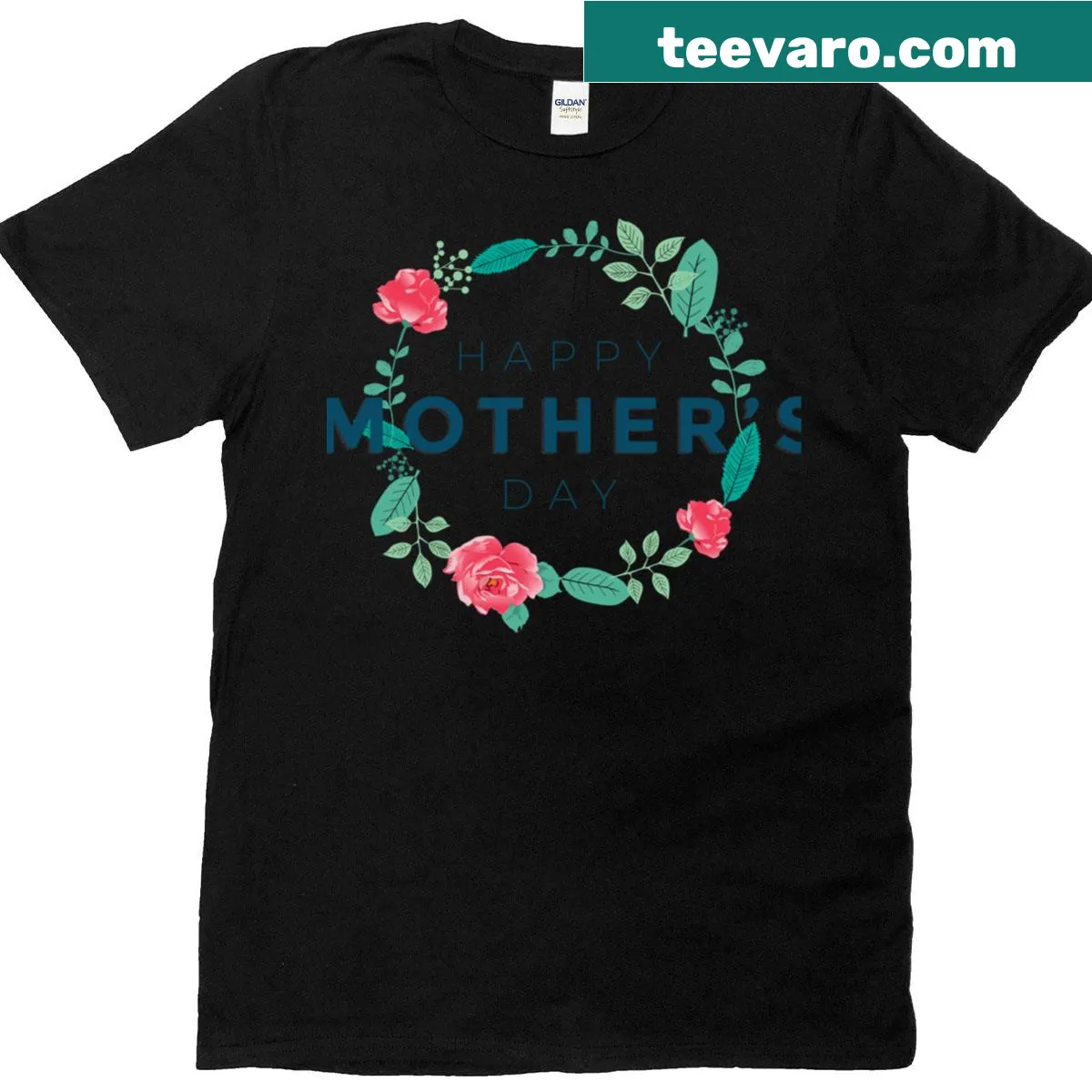 Stylish oversized T-shirt with 'Happy Mother’s Day' design — on a men's t-shirt
