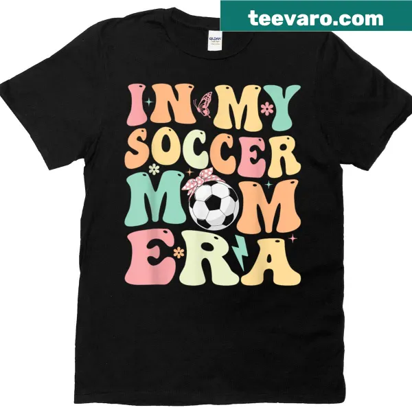 Retro soccer mom shirt with fun text