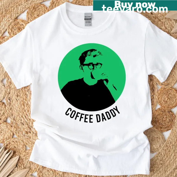 Coffee Daddy T-shirt with a playful typography design