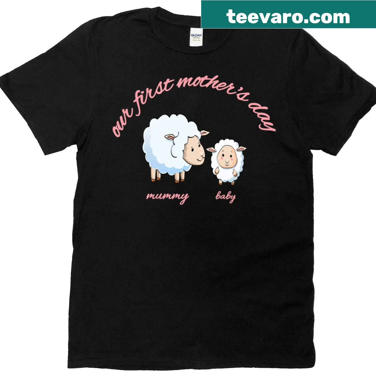 Typographic design celebrating mothers in 2021 — on a men's t-shirt