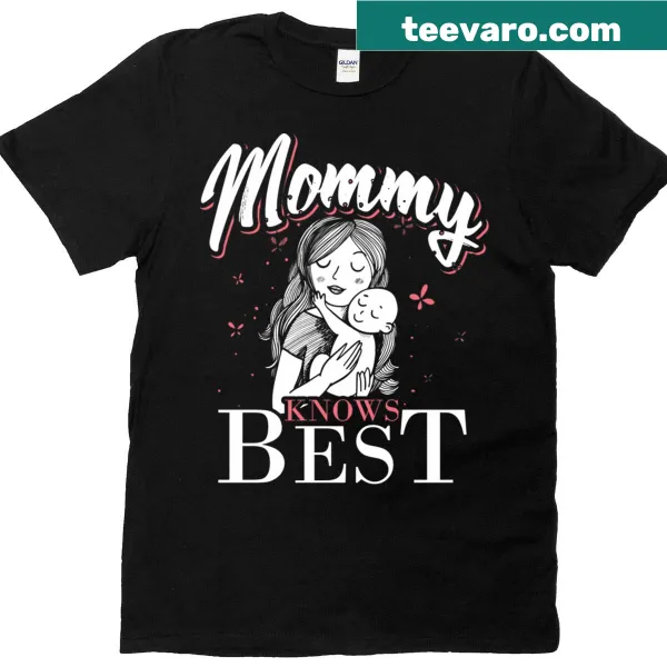 Graphic text honoring mothers on T-shirt