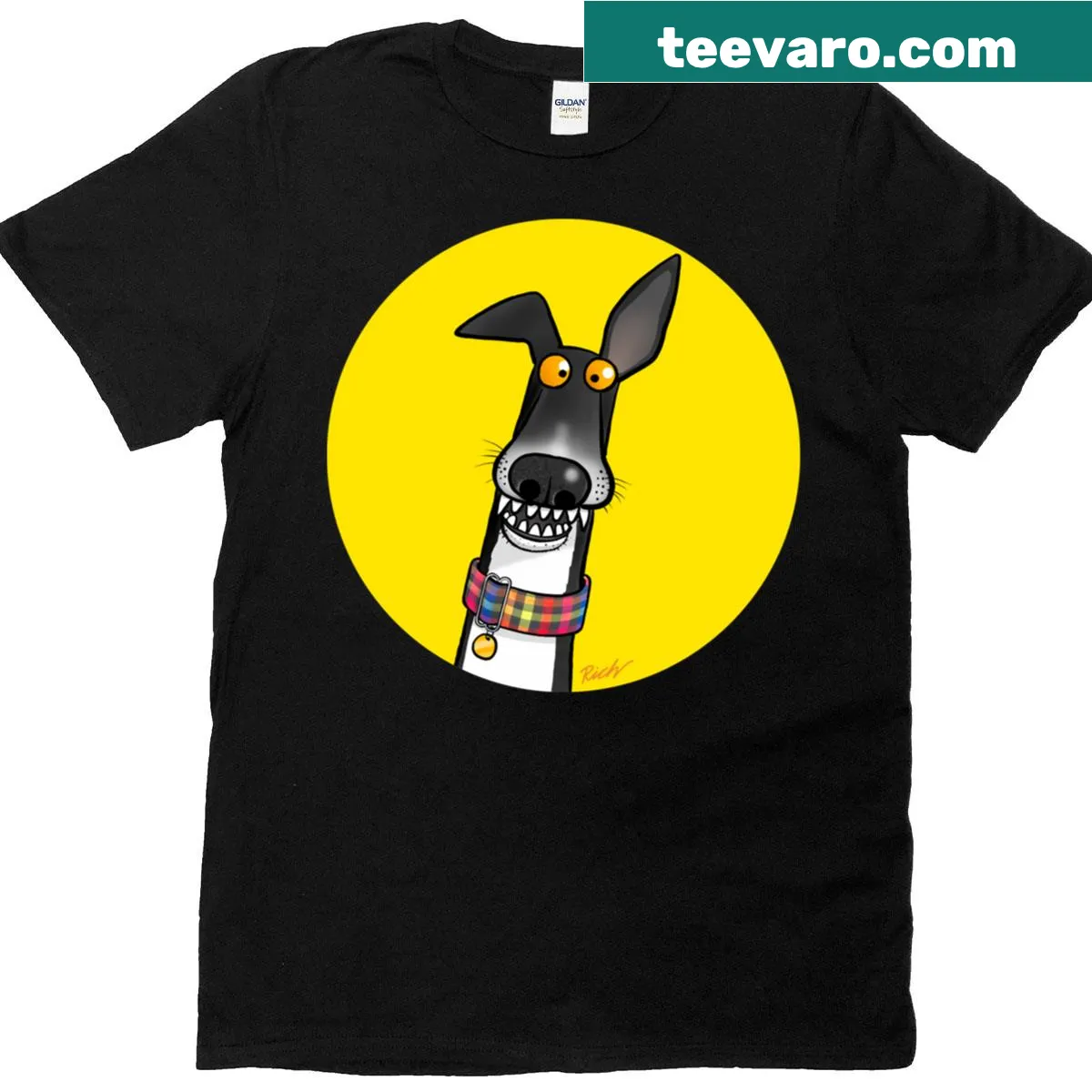 Funny T-shirt with the word 'teefs' for Easter celebrations — on a men's t-shirt