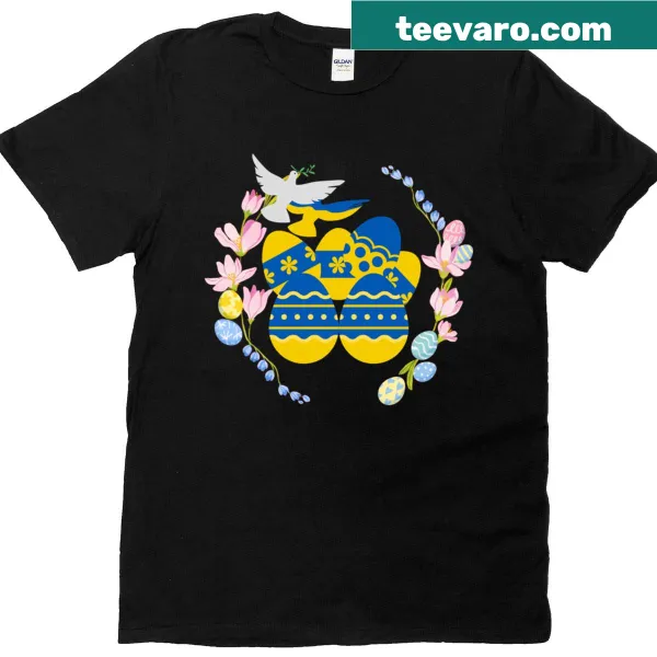 Illustrative design celebrating Ukrainian Easter on a t-shirt