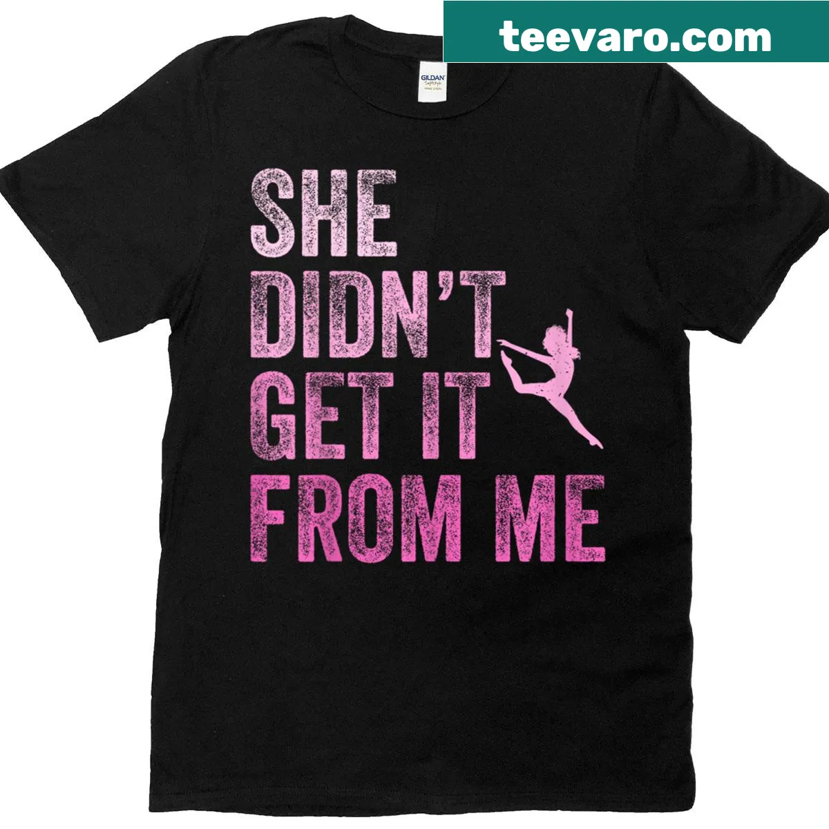Funny dance mom t-shirt with a humorous vintage design — on a men's t-shirt