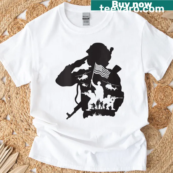 Memorial Day tribute t-shirt for honoring veterans