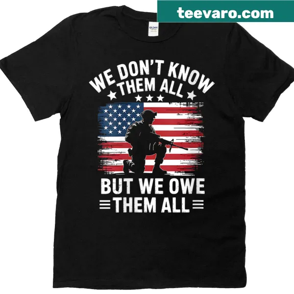 Memorial Day T-shirt with heartfelt message of gratitude