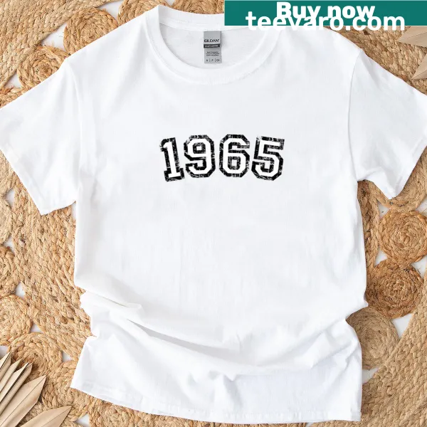 Vintage T-shirt celebrating the year 1965