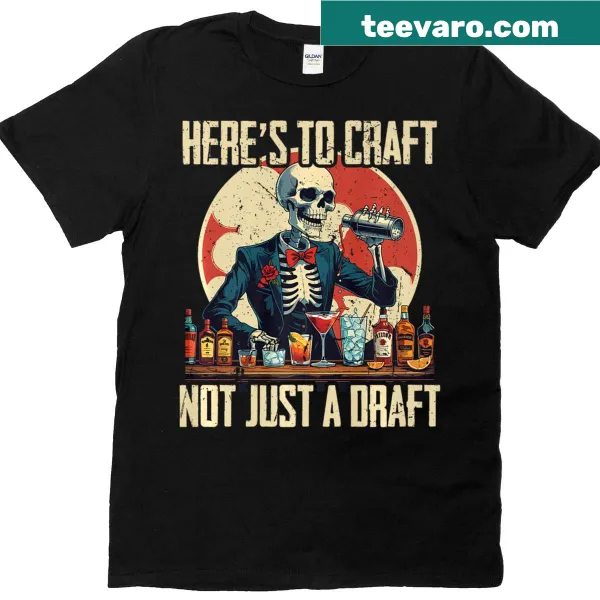 Premium T-shirt for bartenders with humorous bartending graphic