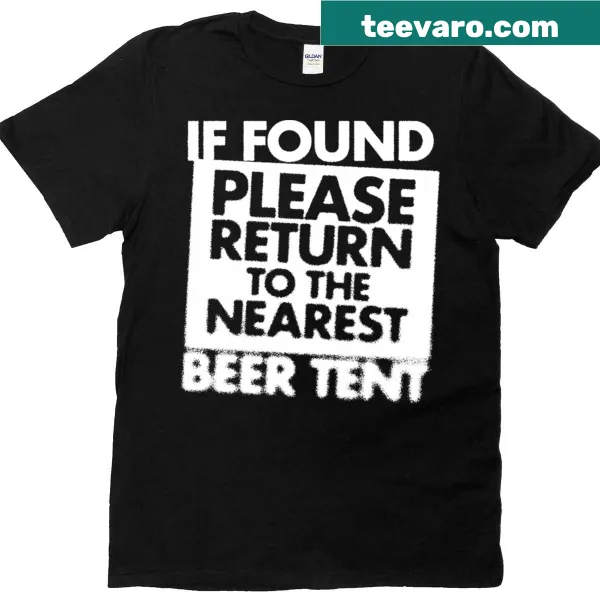 Graphic T-shirt celebrating beer tent experiences