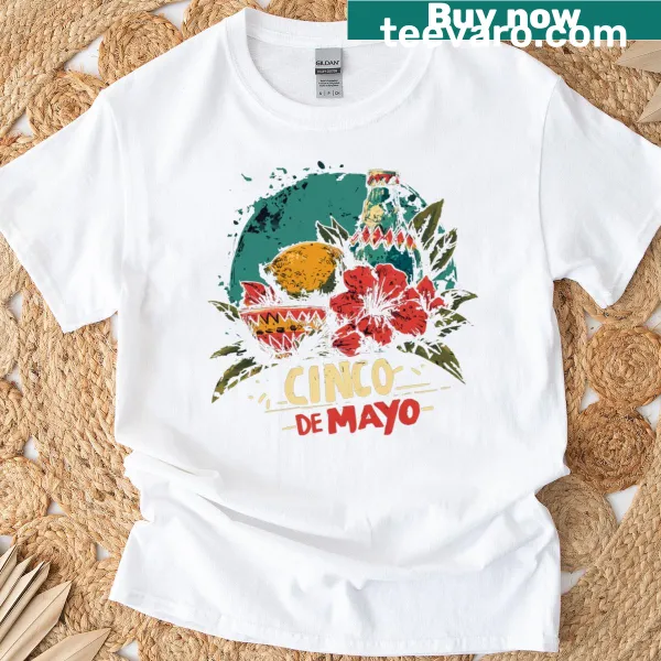 Simple cinco de mayo t-shirt for casual celebrations