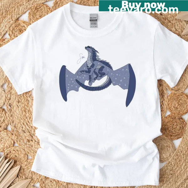 Darkstalker graphic on oversized T-shirt