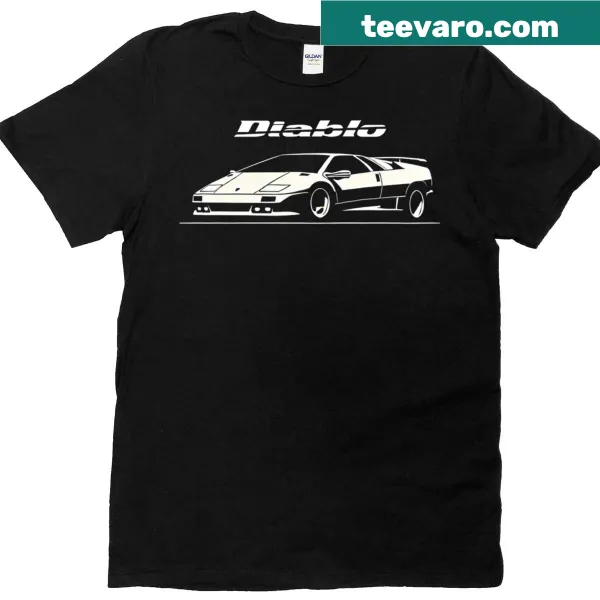 Silhouette t-shirt featuring a striking outline of a Diablo character