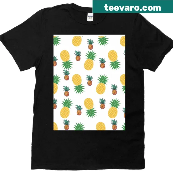 Graphic T-shirt featuring a playful pineapple design