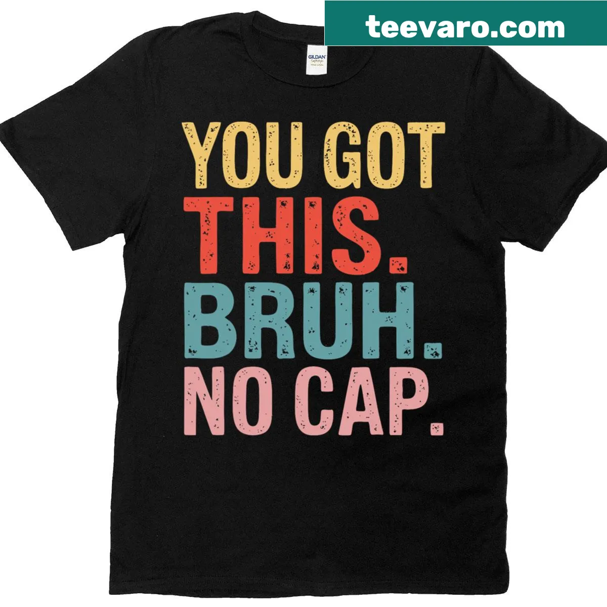 Teacher's testing day t-shirt with humorous supportive text. — on a men's t-shirt