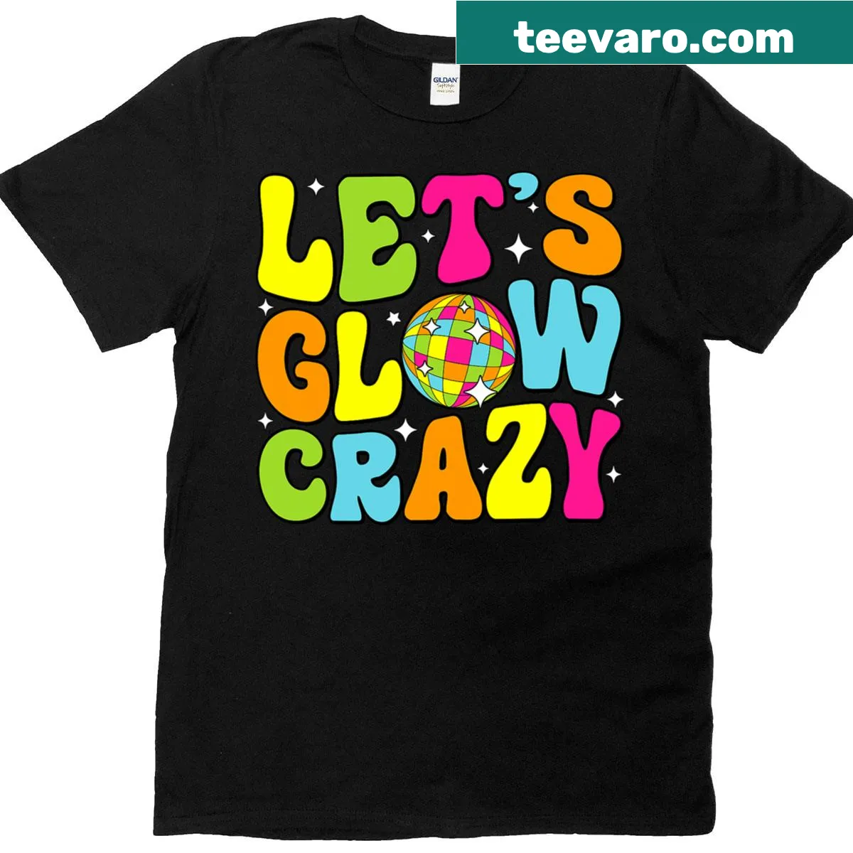 Retro birthday party T-shirt inspired by the 80s and 90s — on a men's t-shirt