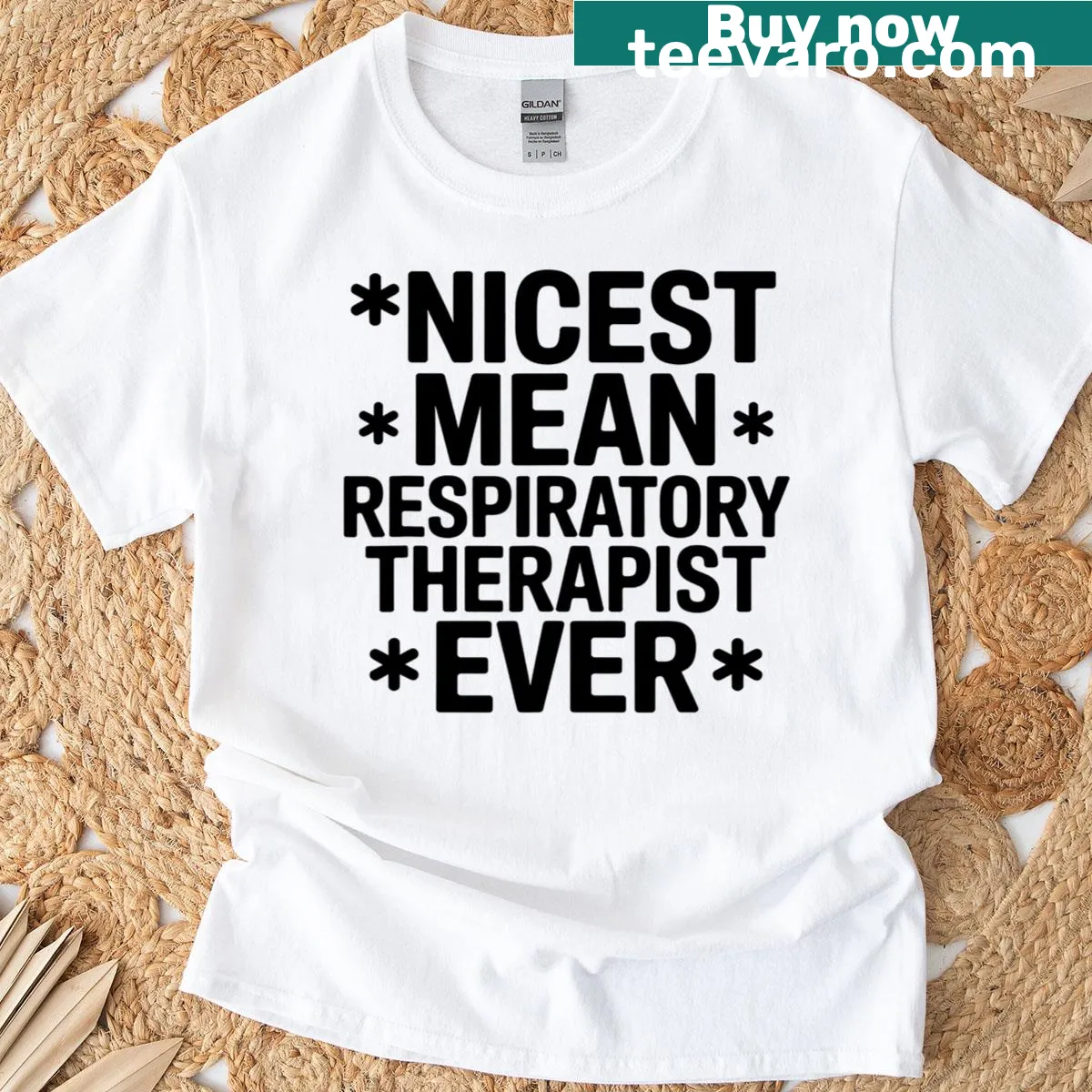 Clever T-shirt for respiratory therapists with a humorous tagline — on a men's t-shirt