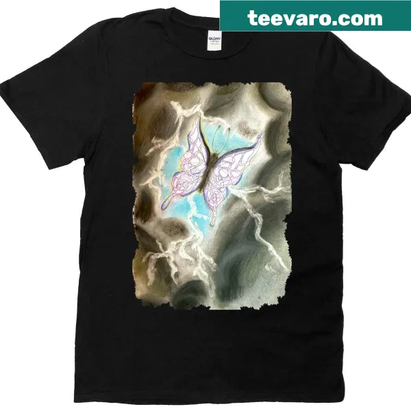 Oversized T-shirt featuring the word 'Resurrection' in bold typography