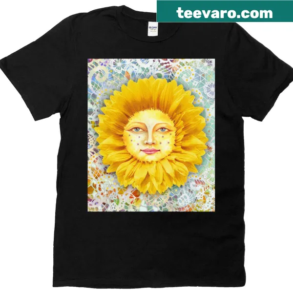 Inspirational text 'She Rises in the East' printed on a t-shirt