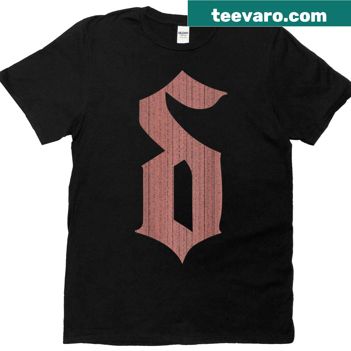 Music-themed T-shirt featuring Shinedown 365 x DKD design — on a men's t-shirt