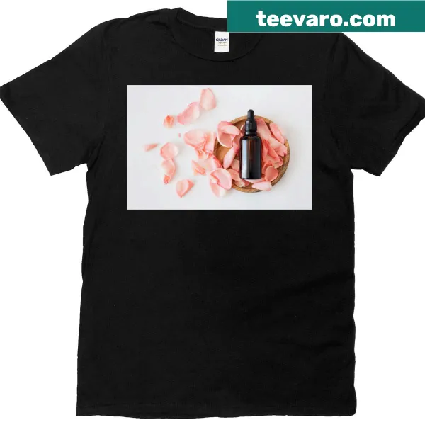 Minimalist 'Simple Beauty' text design on a t-shirt