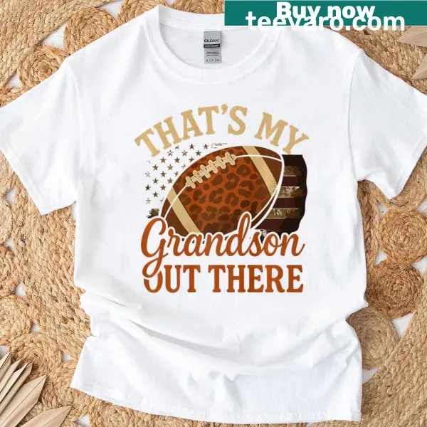 Vintage T-shirt for grandmas with football theme and heartfelt message.