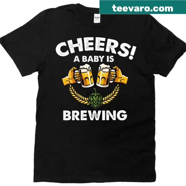 Illustrative T-shirt for women celebrating beer making with brewing gear graphic