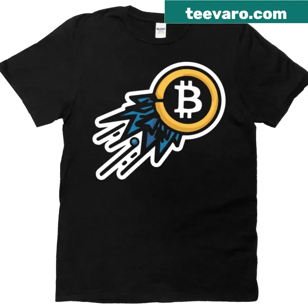Minimalist Bitcoin-themed T-shirt with intentional vibe design
