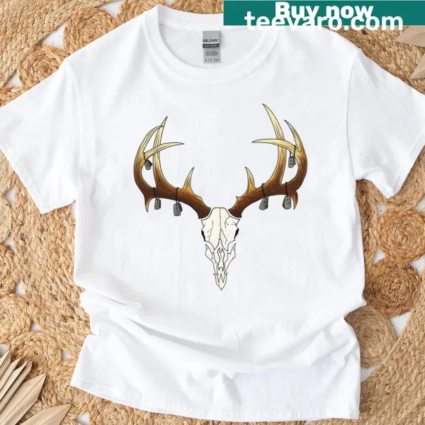 T-shirt featuring a family tree illustration with Bucky