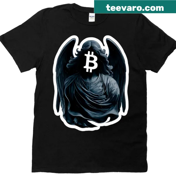 Minimalist T-shirt featuring a clean crypto vision graphic