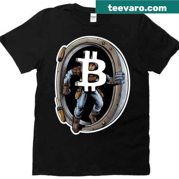 Minimalist T-shirt with decentralized abstract typography design