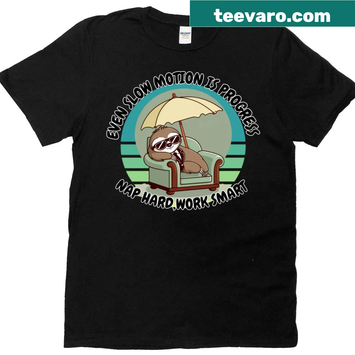 Inspirational oversized t-shirt with a motivational message — on a men's t-shirt