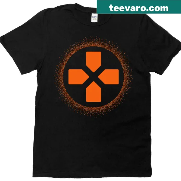 D-pad gaming logo graphic T-shirt for gamers