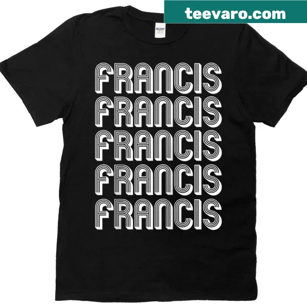 Classic raglan baseball tee with Francis text