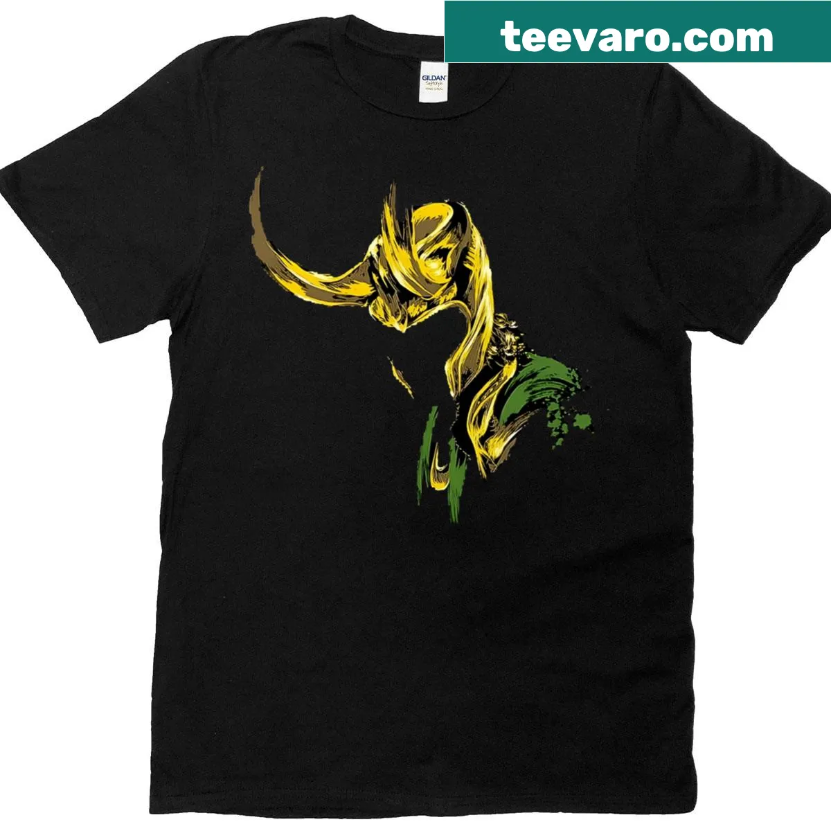 Graphic T-shirt inspired by the God of Mischief — on a men's t-shirt