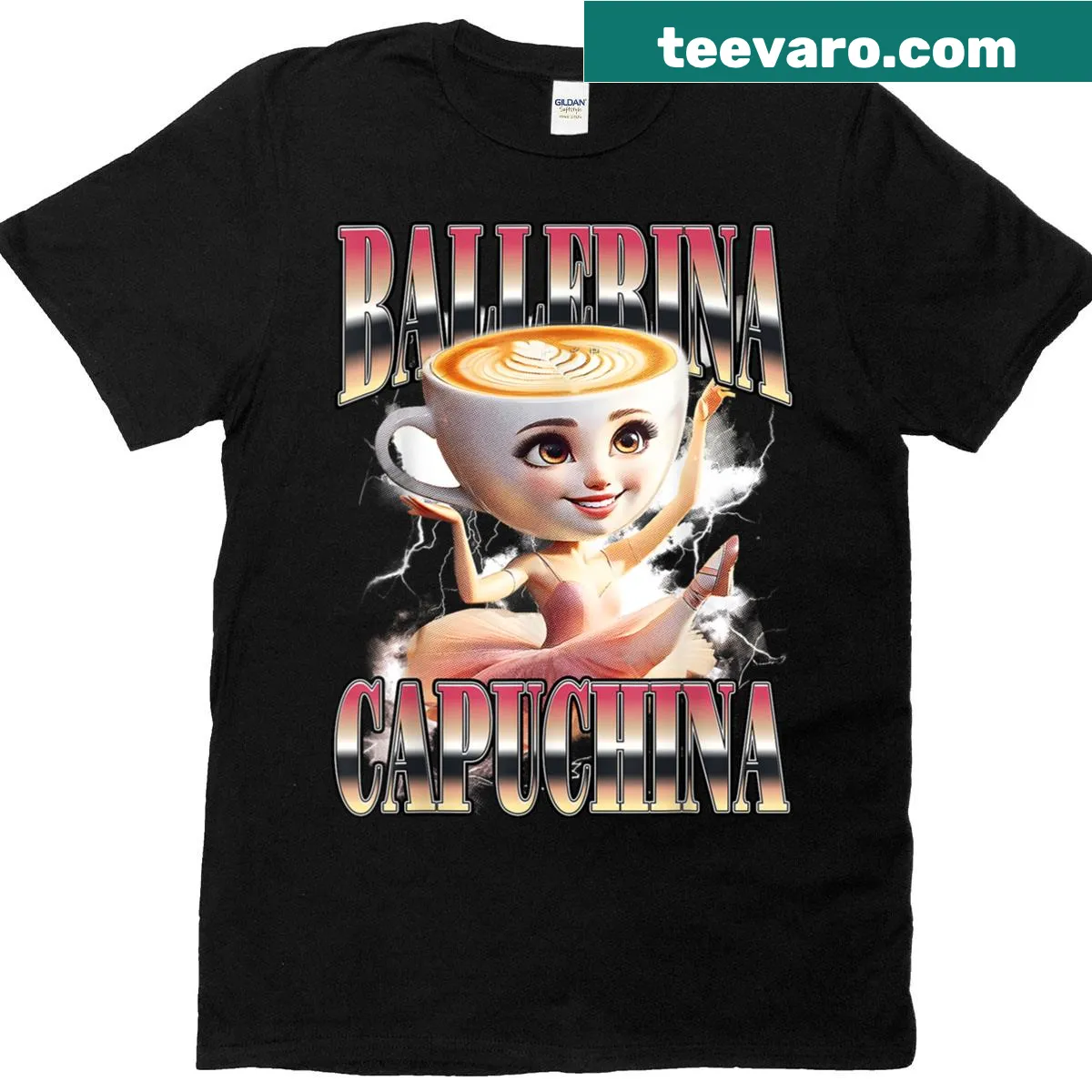 Funny text-based T-shirt aimed at Gen Z humor — on a men's t-shirt