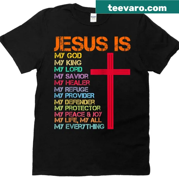 Raglan tee with the phrase Jesus Is My Everything