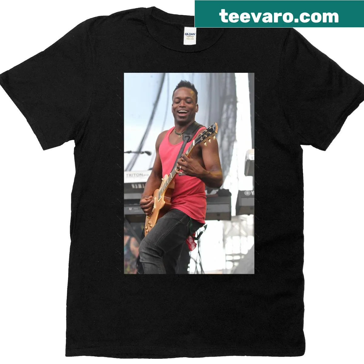 Oversized T-shirt with a photographic print of Kirk Douglas in 'The Roots' — on a men's t-shirt