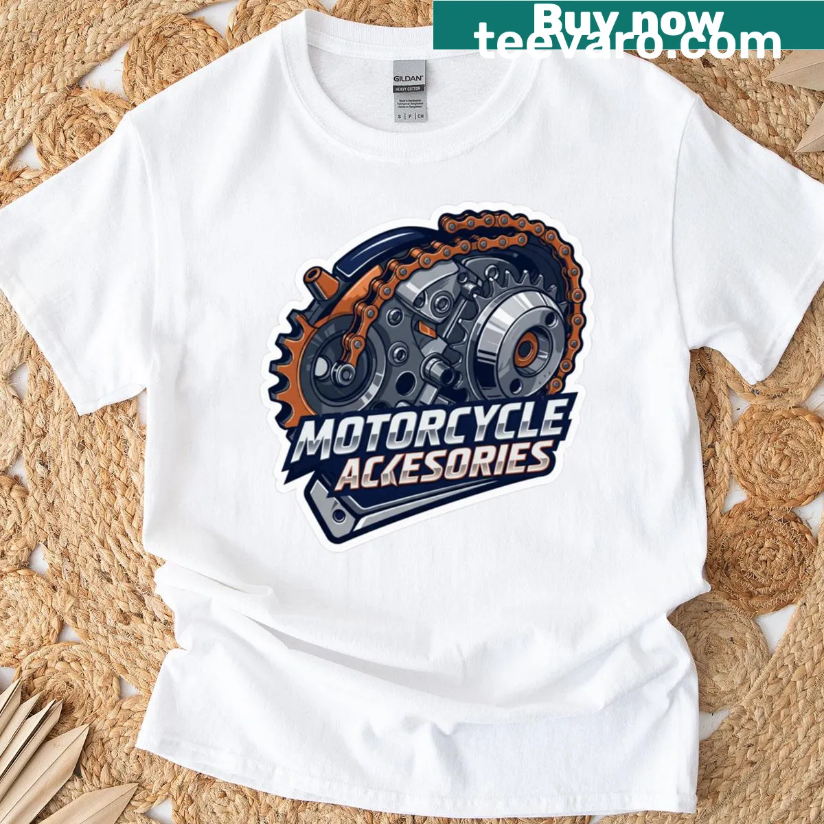 Graphic celebrating motorcycle mechanics on a T-shirt — on a men's t-shirt