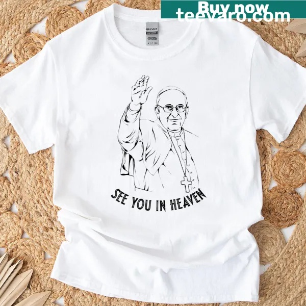 T-shirt with the text 'Pray For Francis' in supportive design