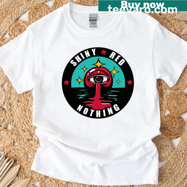 Edgy T-shirt featuring a bleeding eye graphic